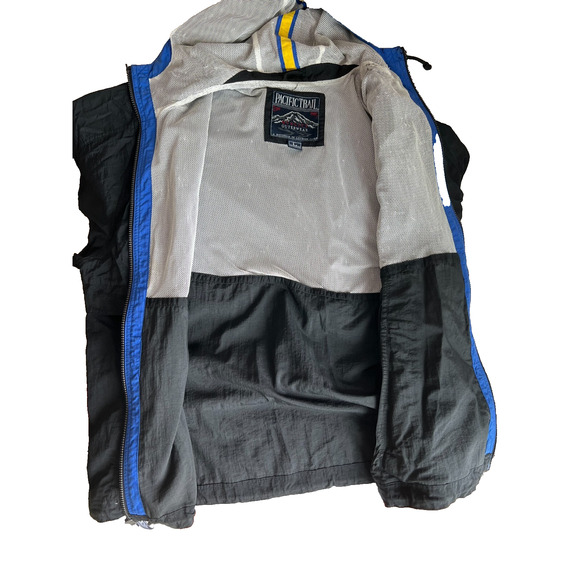 Vintage Pacific Trail Black Vented Bomber Jacket size L - Picture 6 of 6